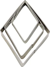 Städter Terrassen-Ausstecher Rhombus Set Glatt, 3-tlg.