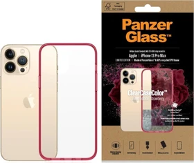 PanzerGlass Clear Case Color AntiBacterial für Apple iPhone 13 Pro Max Strawberry Limited Edition