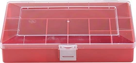 Hünersdorff PS-Compact Sortimentskasten mit 8 Fächern rot