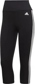 adidas Designed to Move 3-Streifen Tights Hose 3/4 schwarz/weiß (Damen)