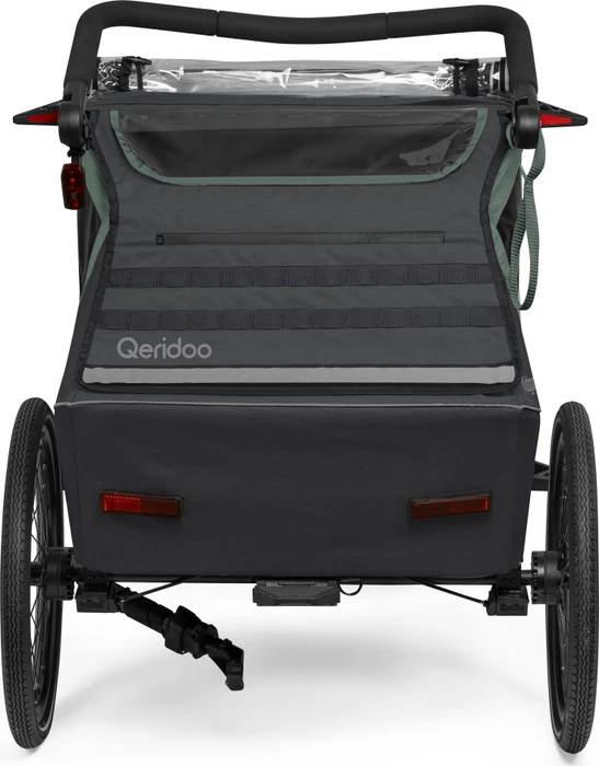 Qeridoo Kidgoo 2 Lite Fahrradanhänger ivy green (Modell 2026)