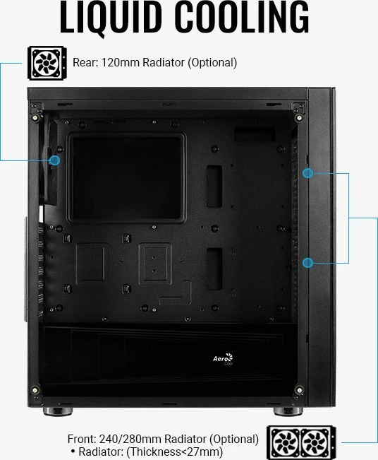 AeroCool Tor, Glasfenster