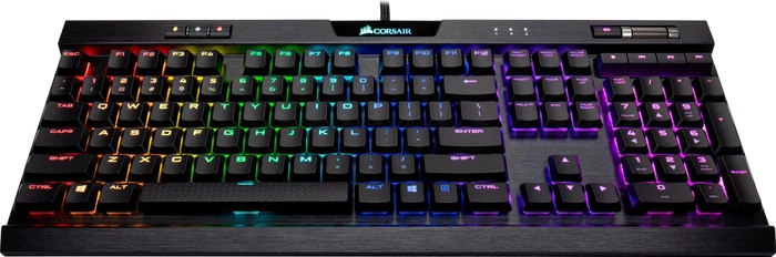 Corsair Gaming K70 RGB MK.2 Low Profile Rapidfire, MX LOW PROFILE RGB SPEED, USB, US
