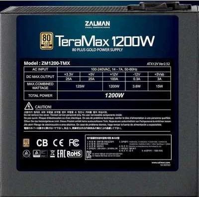 Zalman TeraMax schwarz 1200W, ATX 2.52