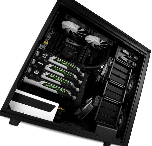 NZXT H630 schwarz, schallgedämmt