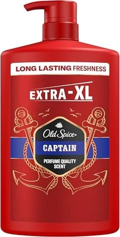 Old Spice Captain 3in1 Duschgel & Shampoo, 1l