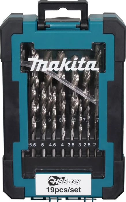 Makita HSS-GS Metallbohrer-Sortiment, 19-tlg.