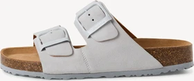 Tamaris Leder Pantolette light grey (Damen)