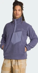 adidas Terrex Xploric High Pile Fleece Pullover preloved violet (Herren)