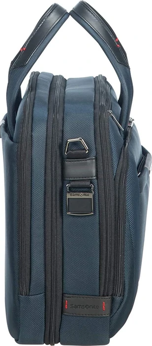 Samsonite Pro-DLX 5 Bailhandle expandable 15.6" erweiterbare Notebook-Umhängetasche blau
