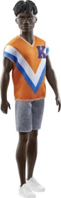 Mattel Barbie - Fashionistas Ken in sportlichem Pulli und Shorts gedrehtes schwarzes Haar