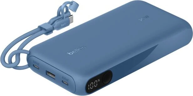 Belkin BoostCharge Powerbank 20K mit Display blau