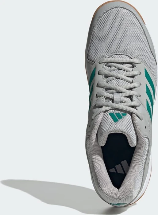 adidas Speedcourt Indoor grey two/equipment green/cloud white