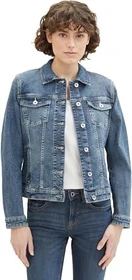 Tom Tailor Recycelte Baumwolle Jeansjacke used dark stone/blue denim (Damen)