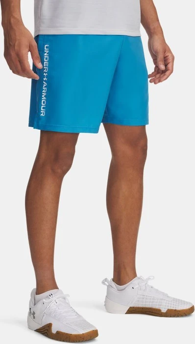Under Armour Woven Wordmark Hose kurz ether blue/white (Herren)