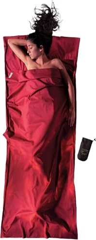 Cocoon TravelSheet Baumwolle Hüttenschlafsack monk's red