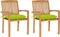 vidaXL Teak Stapelsessel-Set, 2-tlg. Vorschaubild