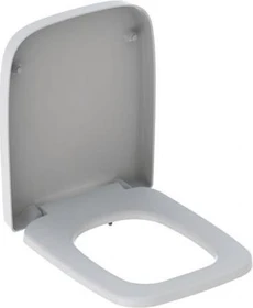 Geberit Renova Plan WC-Sitz eckiges Design, Befestigung von oben, Absenkautomatik