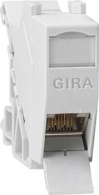 Gira REG-Gehäuse mit Modular Jack Cat.6A-Modul Schneidklemmtechnik