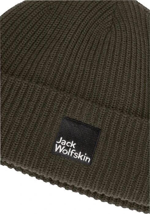 Jack Wolfskin Pergamon Beanie obsidian moss
