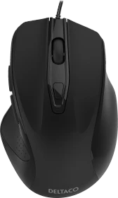Deltaco Office Wired Silent Mouse schwarz, USB (MS-801)