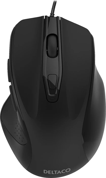 Deltaco Office Wired Silent Mouse schwarz, USB