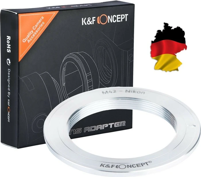 K&F Concept Adapter für M42 Objektiv auf Nikon F