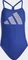 adidas 3 Bar Logo Print Badeanzug semi lucid blue/white (Damen) Vorschaubild