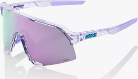 100% S3 polished translucent lavender/hiper lavender mirror lens