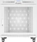 Lanberg 19" Rackschrank 15HE, LCD, freistehend, Flat Pack, Gitternetztür, IP20, RAL 7035, 1000mm tief Vorschaubild