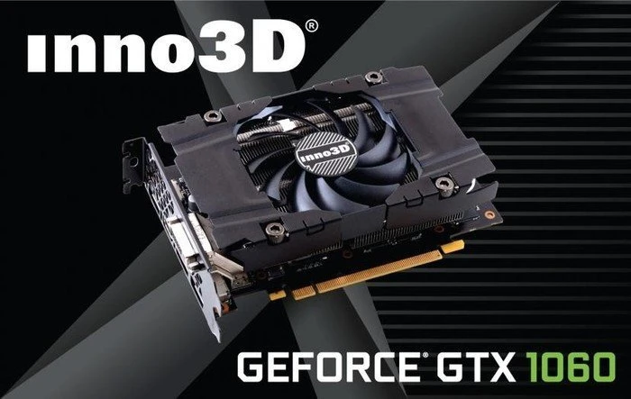 INNO3D GeForce GTX 1060 Compact X1, 3GB GDDR5, DVI, HDMI, 3x DP