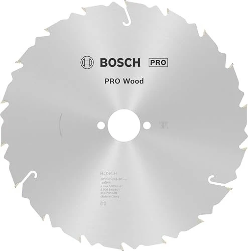 Bosch Professional Speedline Wood Kreissägeblatt 18Z, 230x2.4x30mm, 1 Stück
