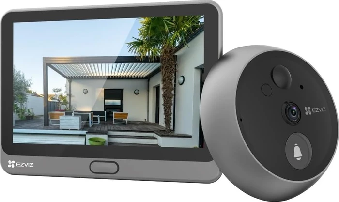 Ezviz CP4 Video Doorbell Wire-Free, inkl. Monitor, Video-Türklingel