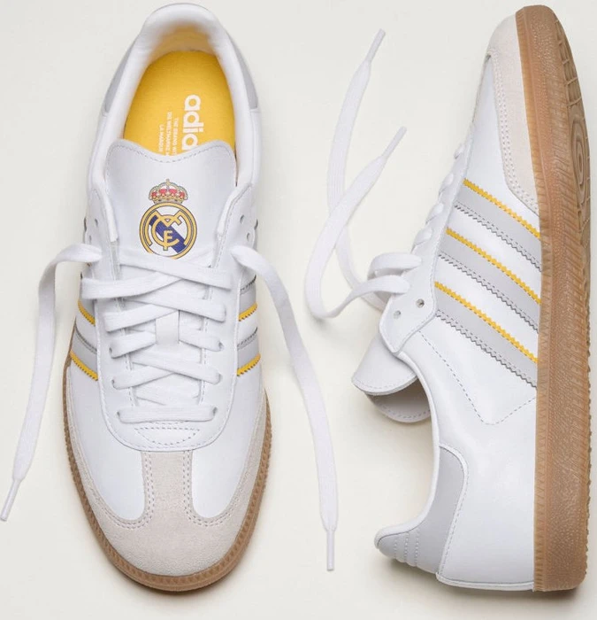 adidas Samba Real Madrid cloud white/light solid grey/gum