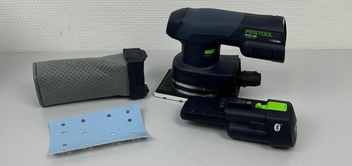 Festool RTSC 400 Li-Basic-Ergo Akku-Schwingschleifer inkl. Systainer + Akku 3.1Ah