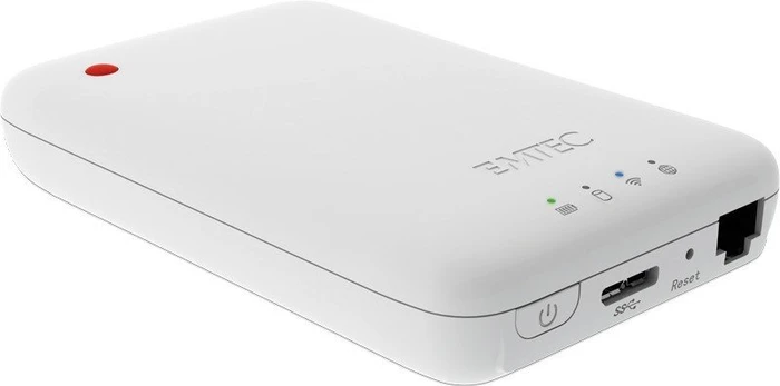 Emtec P600 Wi-Fi HDD 1TB, 1x USB 3.0 Micro-B