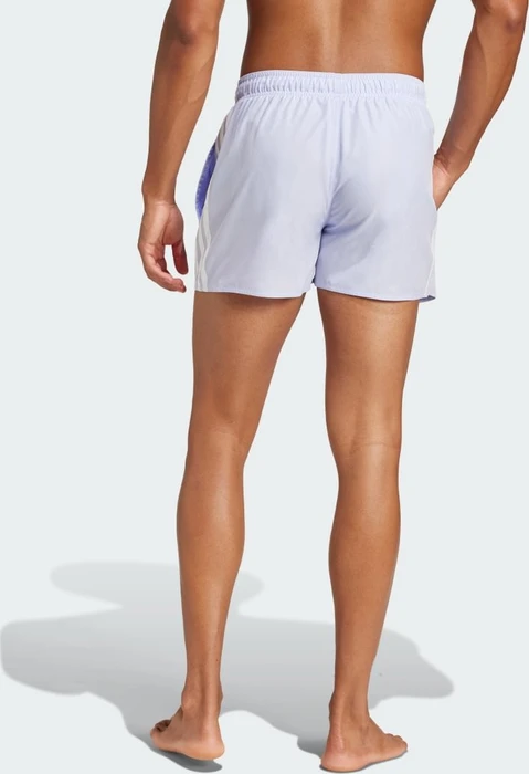 adidas 3-Streifen 3-Inch Badeshorts violet tone/white (Herren)