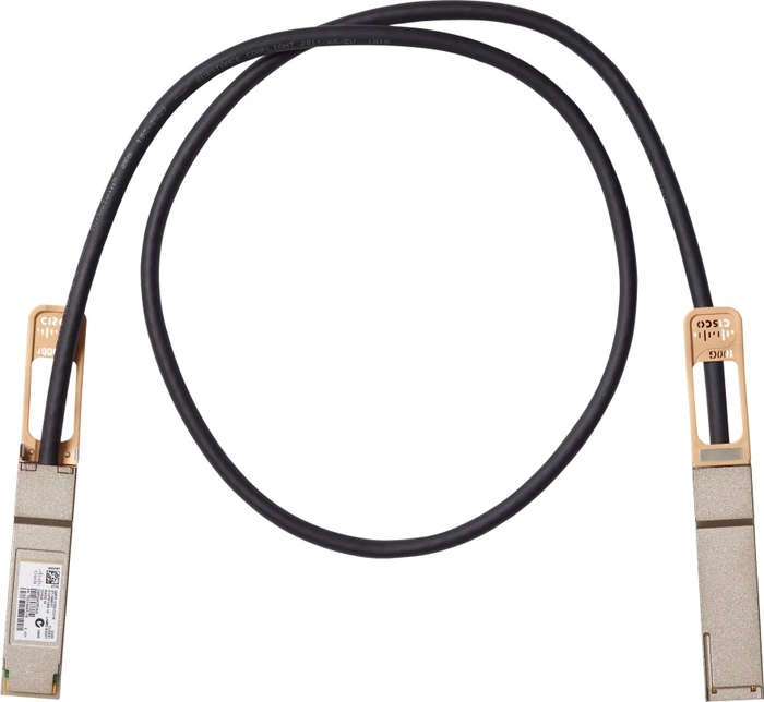 Cisco QSFP-100G 100GBase-CR4 Direct Attach Copper Cable 100G 2m LAN-DAC, Twinax, QSFP28