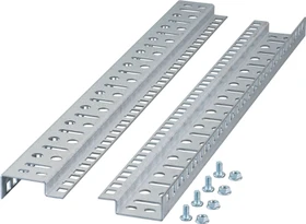 EFB Elektronik 19" Profilschienen für Wandgehäuse, 1-teilig/2-teilig, 12HE, 2 Stück