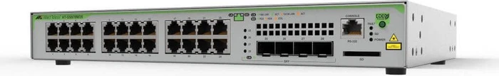 Allied Telesis CentreCOM GS970M Desktop Gigabit Managed Switch, 24x RJ-45, 4x SFP