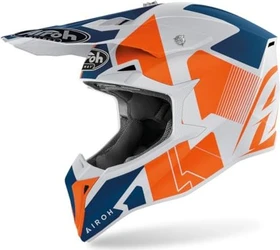 Airoh Wraap Raze matt weiß/blau/orange