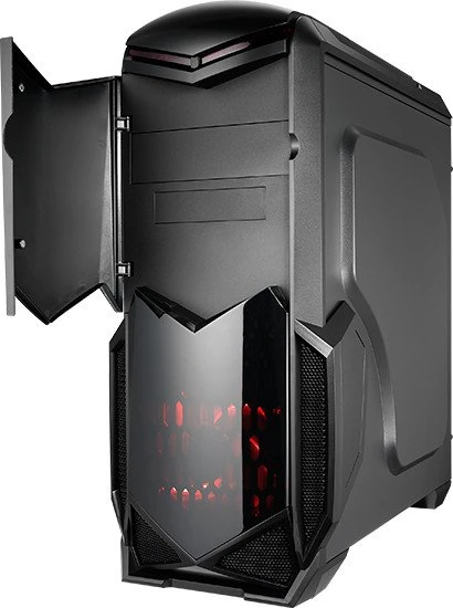 AeroCool Battlehawk schwarz, Acrylfenster