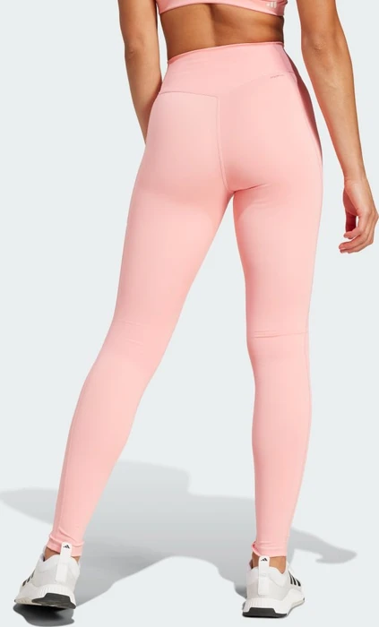 adidas Optime Full-Length Hose lang semi pink spark (Damen)