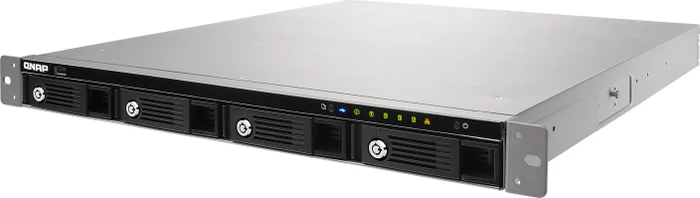 QNAP Turbo Station TS-453U-RP, 4GB RAM, 4x RJ-45 1000Base-T, 5x USB 3.0, 1HE
