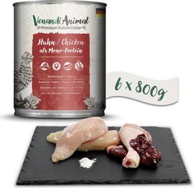 Venandi Animal Huhn als Monoprotein, 4.80kg (6x 800g)