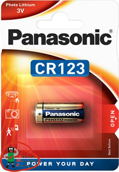 Panasonic Photo CR123A (CR123/CR17345), 2er-Pack (2B222570)