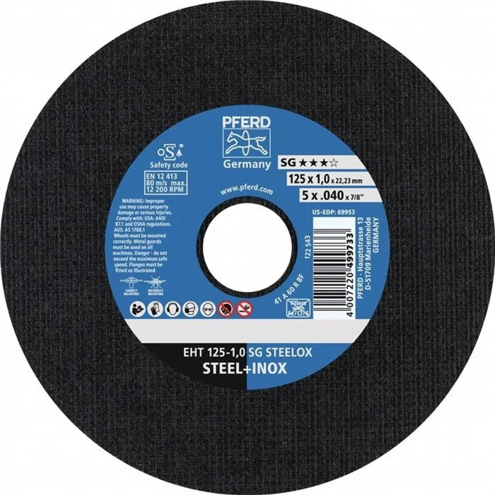 Pferd EHT 125-2.4 SG STEELOX Trennscheibe, 125x2.4x22.23mm, 25 Stück