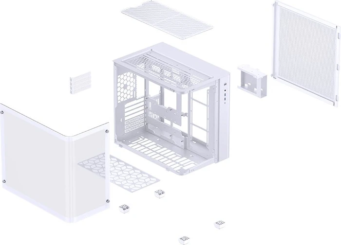 Jonsbo TK-3 White, Glasfenster