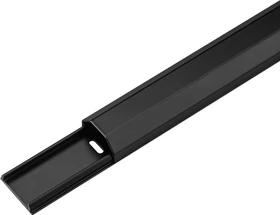 Wentronic Goobay Halbrunder Aluminium-Kabelkanal
