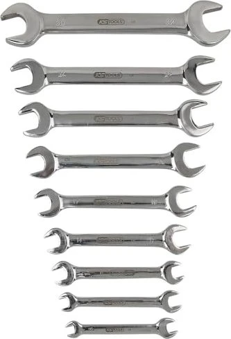 KS Tools Doppelmaulschlüssel Schraubenschlüsselsatz, 9-tlg.